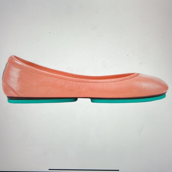 🍑TIEKS PEACH POPPY BALLET FLAT 🍑SIZE 8  🍑NWT 🍑 - Picture 12 of 16